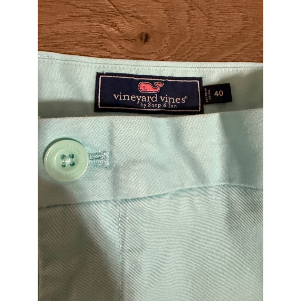 Vineyard Vines 7" Lacrosse Embroidered Breaker Shorts in Pool Side 40 - Picture 7 of 12